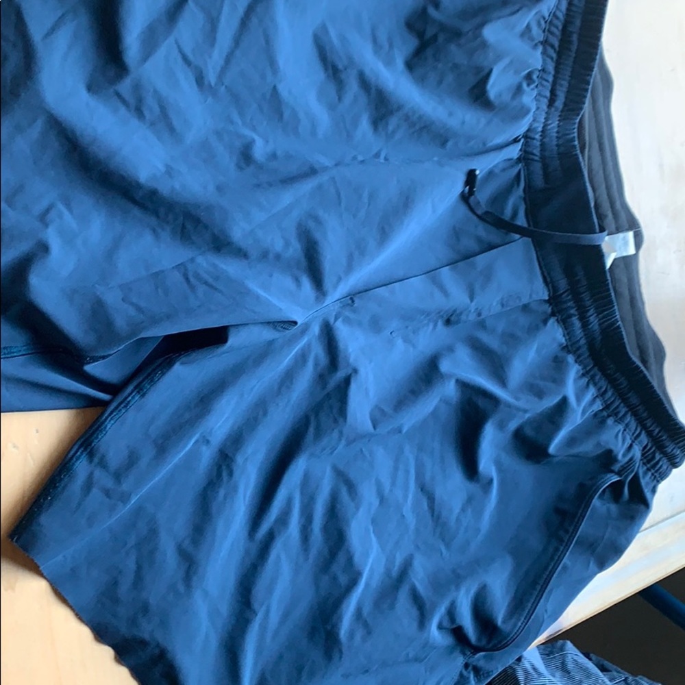 Men’s navy lululemon shorts